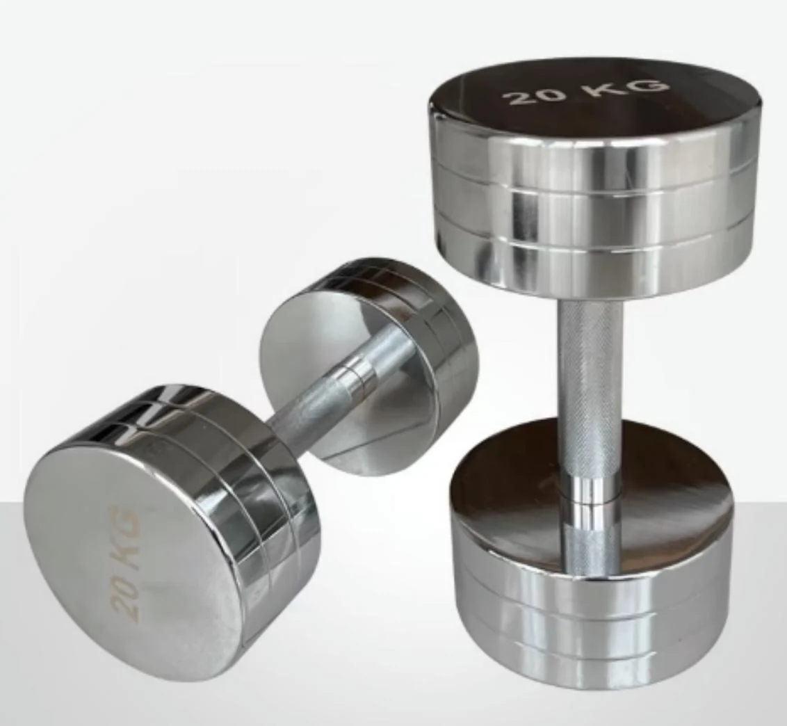 Chrome Electroplated Dumbbells