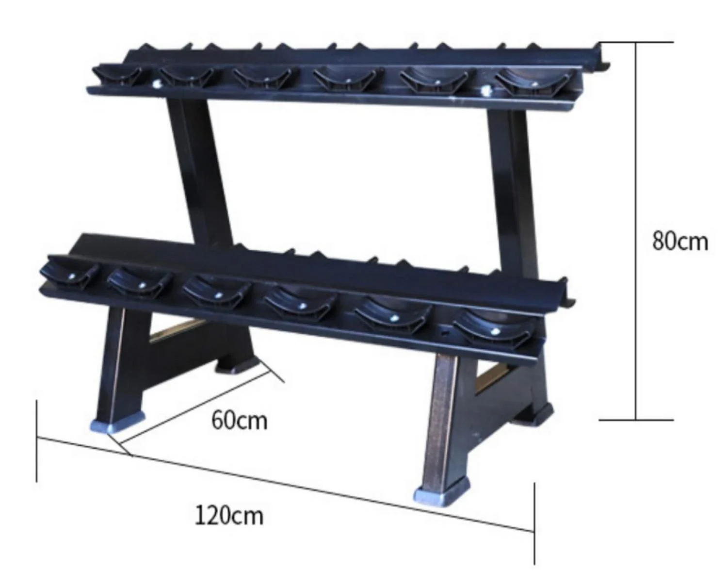 Six-Pair Dumbbell Rack